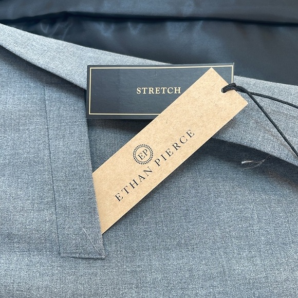 NWT Ethan Pierce Skinny Fit Gray Sport Jacket 44R - Picture 5 of 8